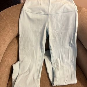Lululemon size 8 light blue workout pants